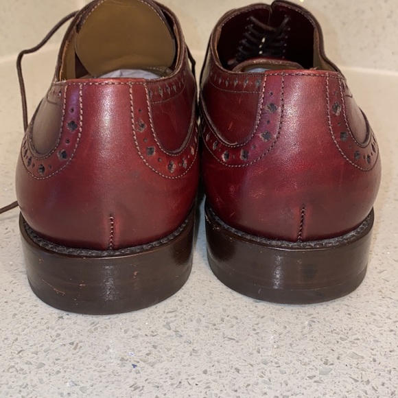Louis Vuitton Brogue Shoes Burgundy - Picture 4 of 15